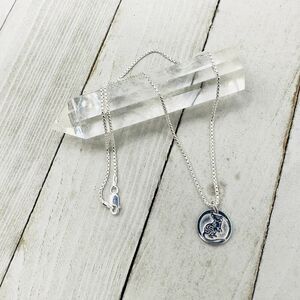 Chinese Zodiac Year of The Rat Pendant Necklace Sterling Silver